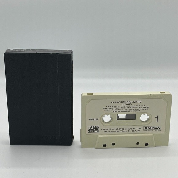 King Crimson - Lizard Cassette Rare Original AMPEX Case - Picture 2 of 6